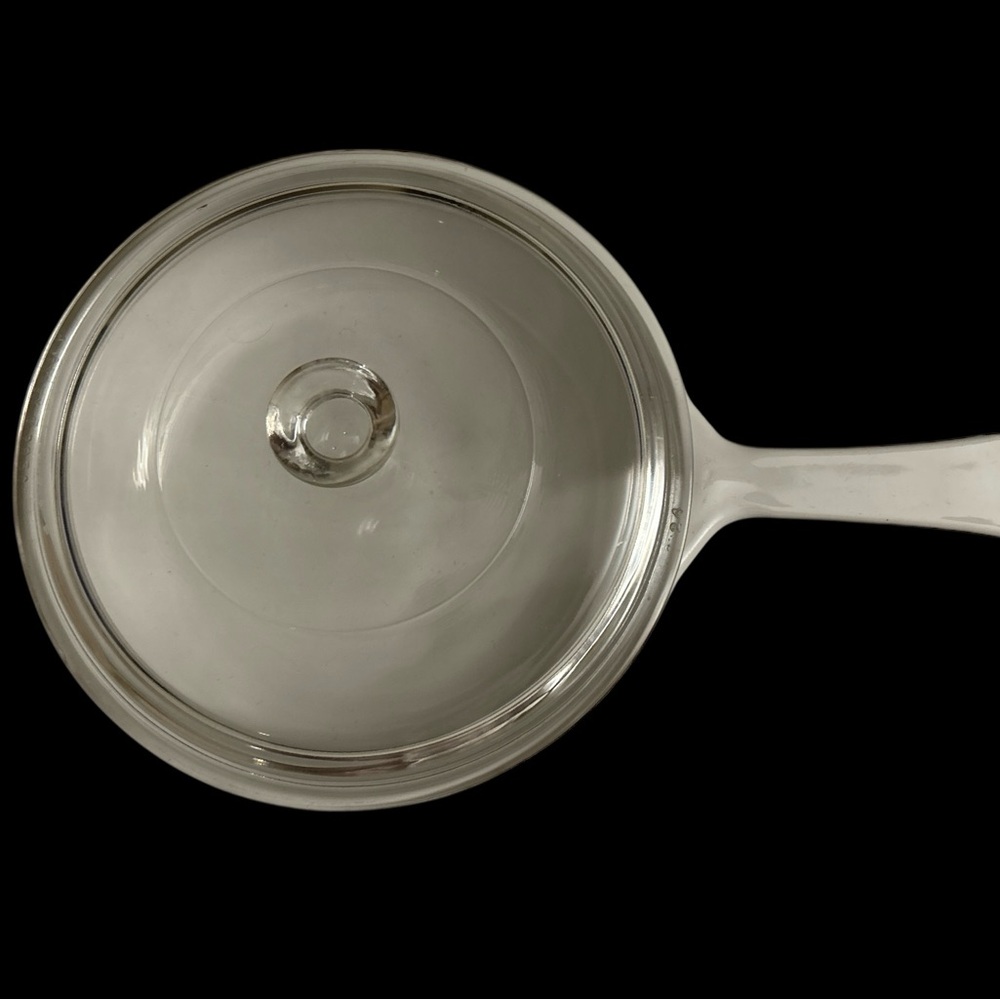 Corning Amana Radarware Blue Colonial House Browning Skillet with Lid - Picture 6 of 7